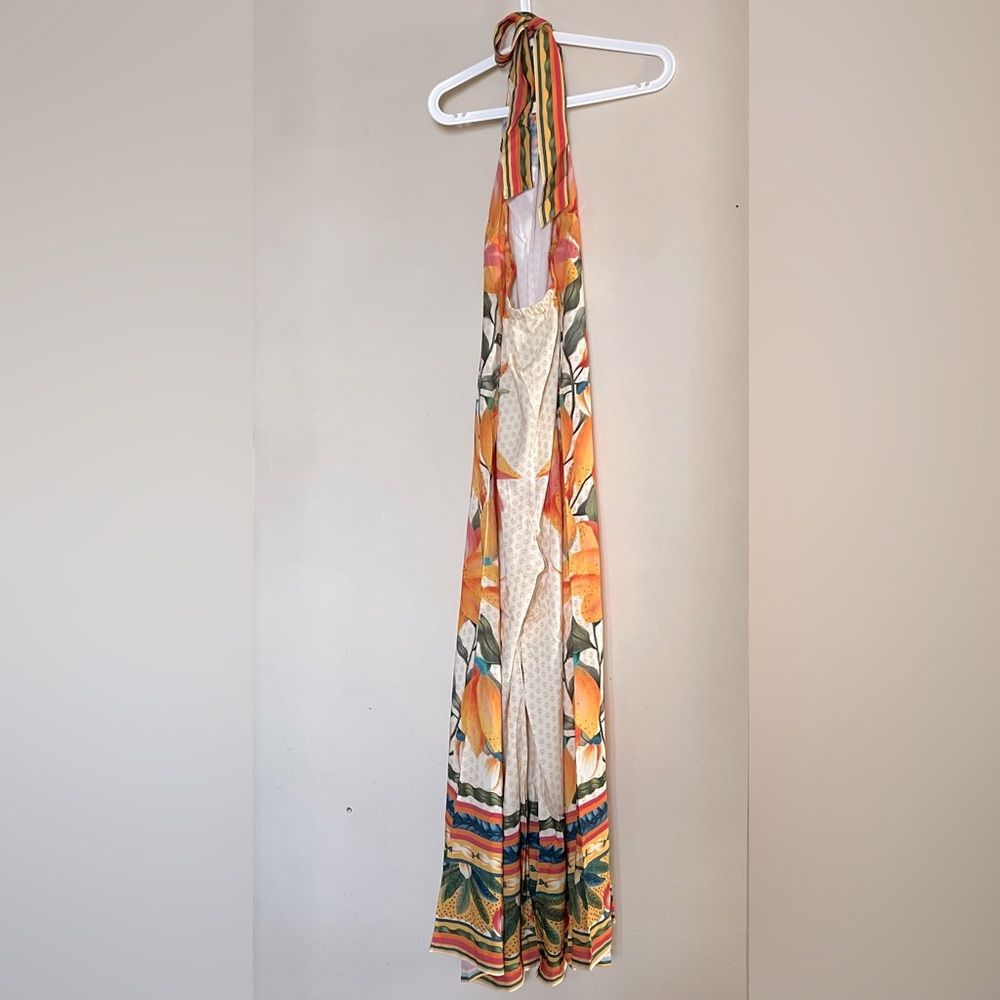 FARM RIO Floral Halter Jumpsuit - Picture 6 of 12